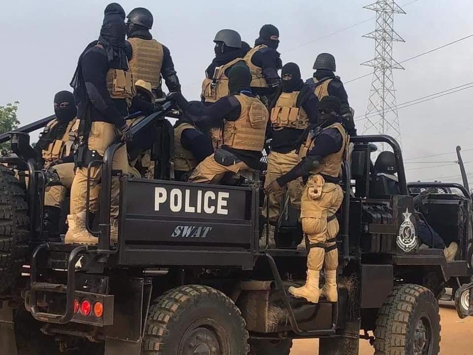 The SWAT team wore mask during the AWW by-election