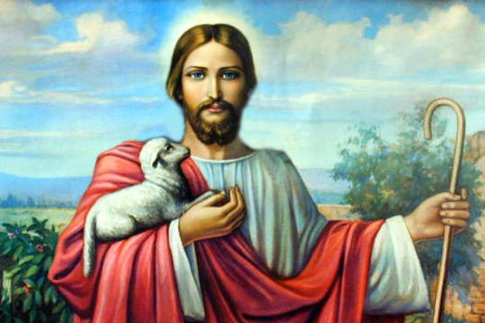 A depiction of Jesus Christ on earth