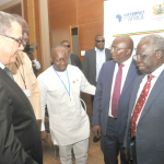 Vice-President Dr Mahamudu Bawumia (2nd right), Mr. Osafo-Maafo (far right) and Finance Minister Ken Ofori-Atta at an event
