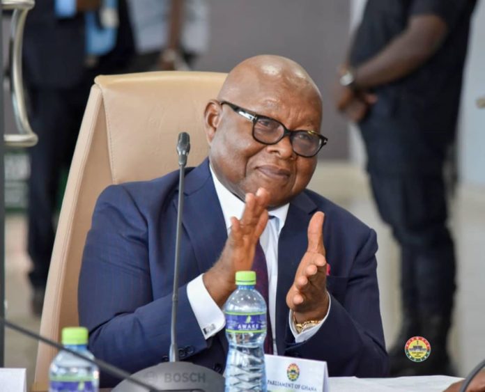The former Speaker of Parliament Mike Oquaye