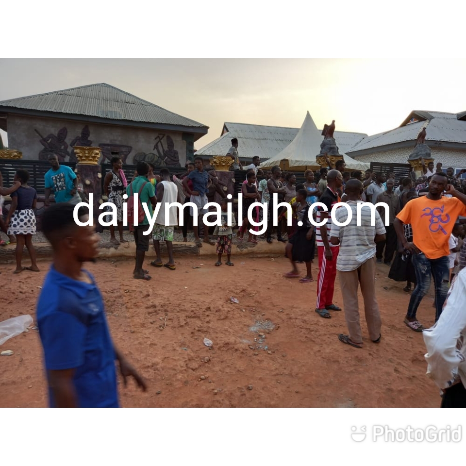 JUST IN: 2 shot, policeman injured as angry youth clash with patrol team at Adwumakase Kese 2
