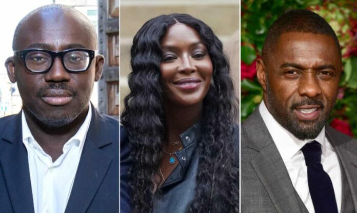 Edward Enninful (left), Naomi Campbell and Idris Elba are among the signatories of the letter. Photograph: Agencies