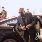 The JM Swag: Arriving to file past the body of the late JJ Rawlings