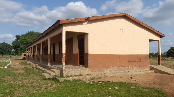 The congested old classroom block.