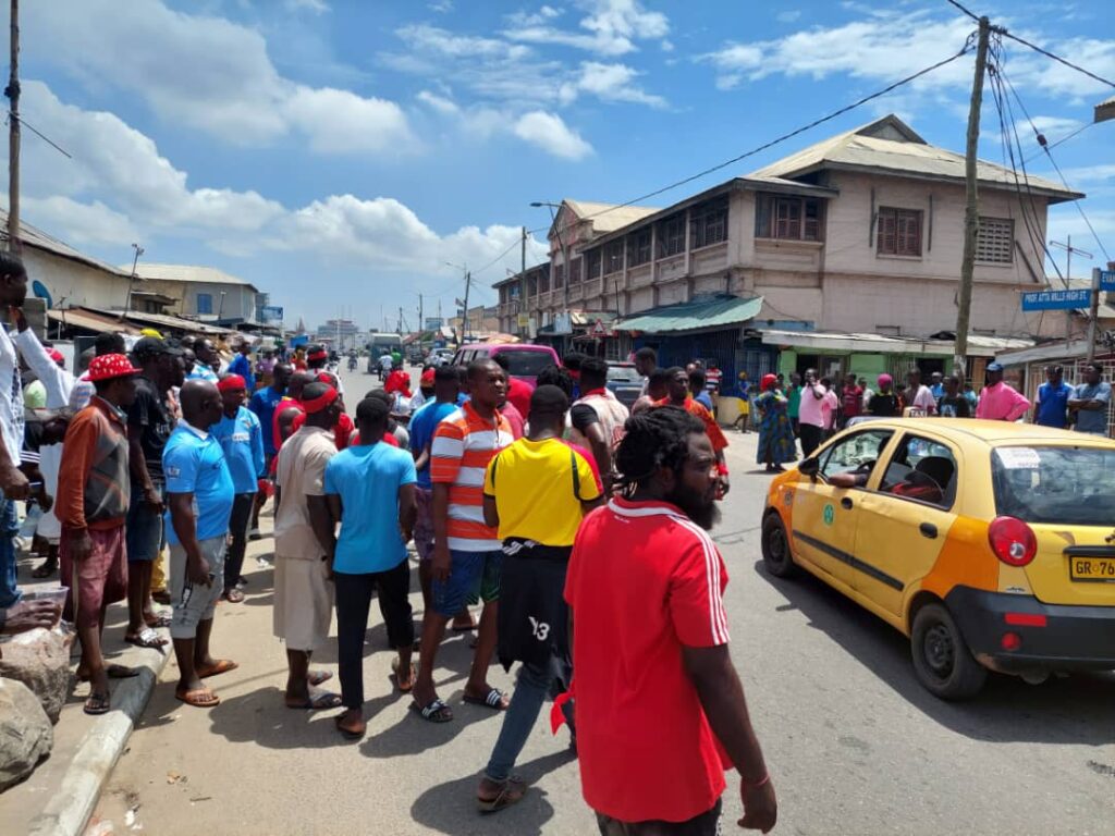 Protest at Odododiodoo