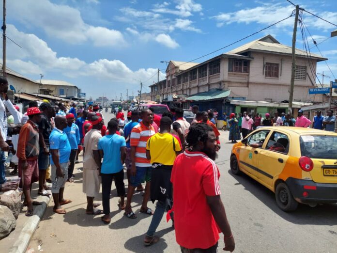 Protest at Odododiodoo