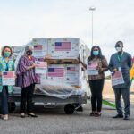 Arrival of Pfizer COVID-19 vaccines in Ghana