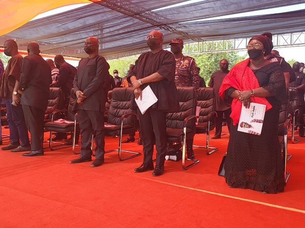 Dr Bawumia at funeral of Kofi Adda