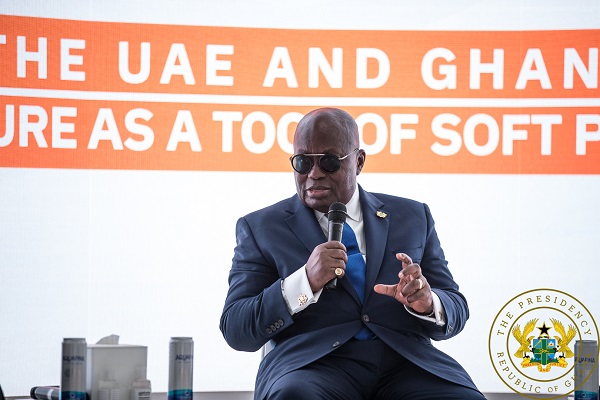 President Akufo-Addo at the Dubai Expo 2020
