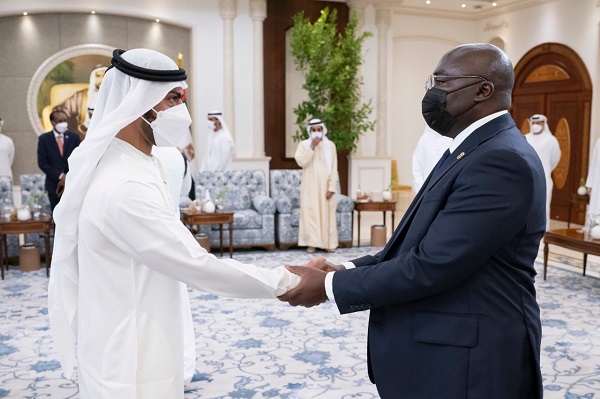 VP Bawumia commiserates with UAE leader in Abu Dhabi