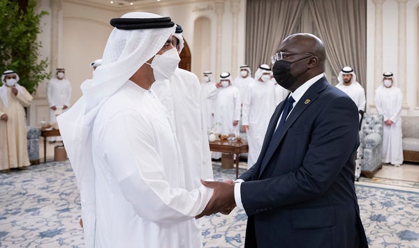 VP Bawumia commiserates with UAE leader in Abu Dhabi