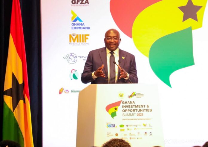 Dr Mahamudu Bawumia at the 3rd Ghana Investments and Opportunities Summit in London